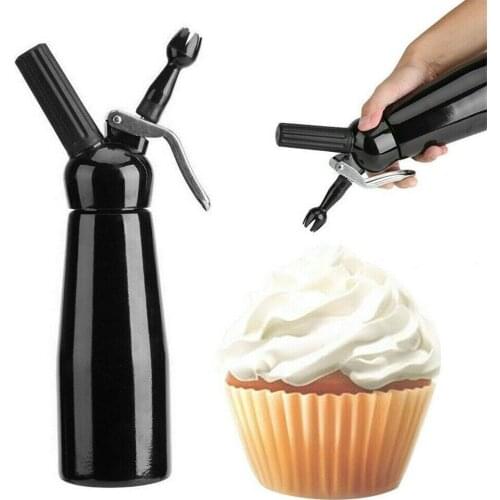 Professional 500ml Aluminum Cream Foamer Cream Whipper Butter Dispenser Coffee Dessert Cake DIY Bake Tools