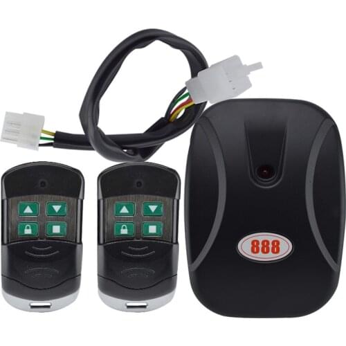 Universal Garage Door 433 Mhz Remote Control Wireless RF Switch Remote Controller For Smart Home Gate External Chain Motor