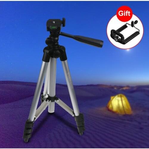 3110A Camera Tripod Portable Aluminum Mini Phone Tripod for Canon Nikon Sony Camera Profesional Camera Tripod