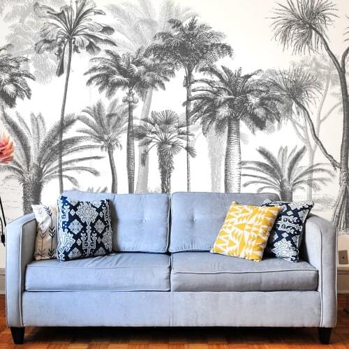 Vintage Wall Mural Wallpaper Home Decor Black White Photo Wall Paper for Living Room Bedroom Study Wallpapers