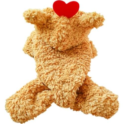 Funny Pet Jumpsuits Winter Warm Thicken Dog Clothes Four Legs Rompers For Small Dogs Puppy Schnauzer French Bulldog Pet Supplies