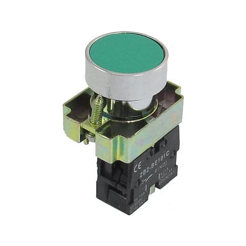 ZB2-BA31 NO Normally Open Green Sign Ignition Momentary Push Button Switch