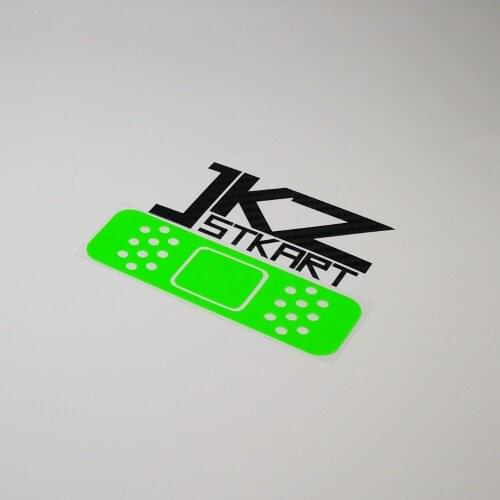 JKZ STKART 2 Pack Vinyl Die Cut Car Sticker Decals Funny Band Aid 12 x 4 cm for Motor Bike Truck Helmet Decorated Stickers