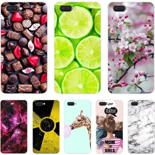 For Oppo Realme C1 C 1 Case Silicone TPU Soft Phone Cover Case For Oppo A3S A3 S A 3S Oppo A5 6.2" Cat Flower Cartoon Fundas