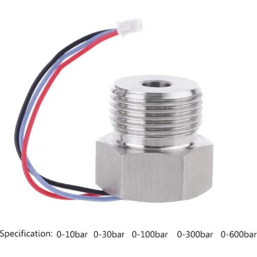 G1/2 Flat Mode Pressure Transmitter 0-10/30/100/300/600bar Input 5V output 0.5~4.5V DC Film Transducer Sensor