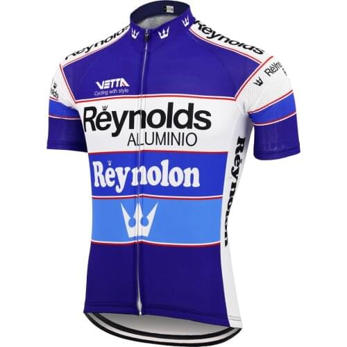 Reynolds short sleeve white cycling jersey bike clothing ropa ciclism Triathlon bicycle clothes mtb jersey maillot ciclismo