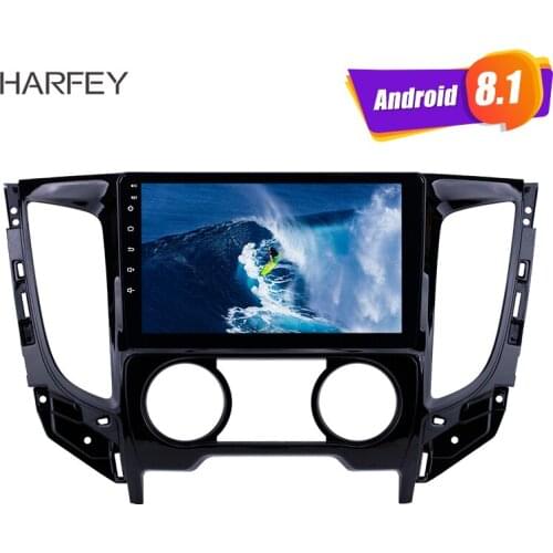 Harfey for 2015 Mitsubishi TRITON (MT) Manual Android 8.1 Car Radio 9" HD Touchscreen GPS Navi Head unit Bluetooth WIFI SWC
