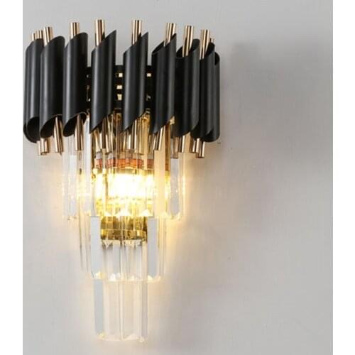 Crystal Wall Lamp Wall Light Bedroom Lamp Living Room Crystal Wall Type Restaurant Dining Room Wall Light Luxury