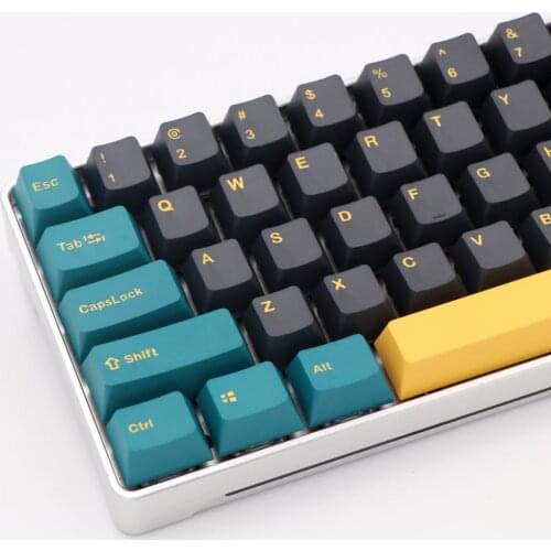 Mars Green Theme Double-shot PBT Keycap 126Keys For mechanical keyboard Cherry MX switch KEYCAPS For MX Keyboard ID80 GK64 GK61