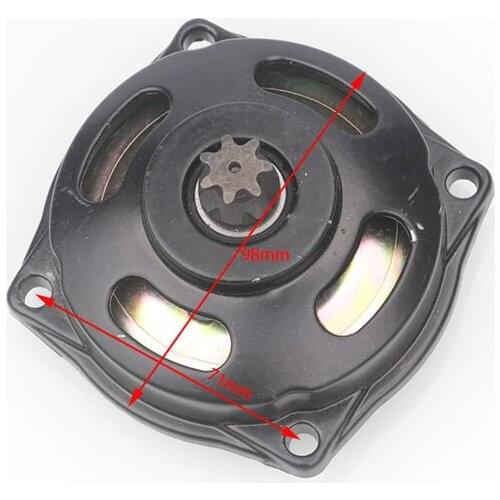 Clutch Gear Box T8F 6T Pocket Bike Drum Gear Box For 47cc 49cc 2 Stroke Minimoto 6 Tooth 7Teeth ATV Quad Go Kart Dirt Motorcycle