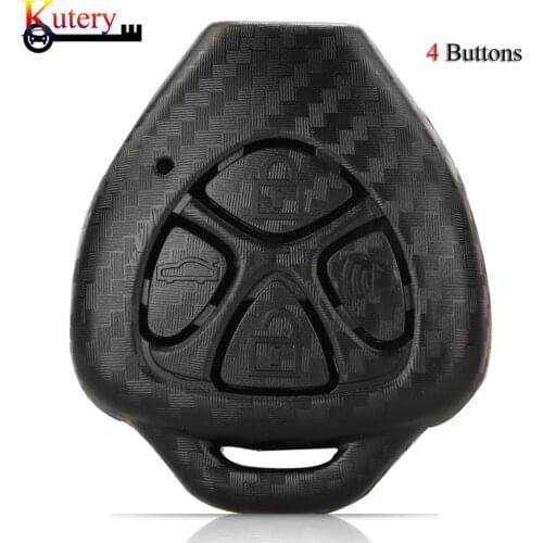 Kutery Remote Car Key Shell Case Fob For Toyota Camry Corolla Avalon Venza Reiz RAV4 Crown No Blade 4 Buttons