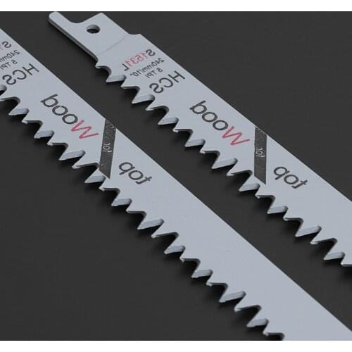 2pcs S1531L Reciprocating S-abre Saw Blades 9.5" 240mm For Cutting Metal Wood Wood Parkside Sierra Circula Steel Aw Blades