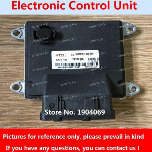 Engine Computer Board B6001373 28306176 36120100-C13-000 MT22 ECU B6001637 36120100-C33-000 For BAIC WEIWANG/YINXIANG Huansu Car
