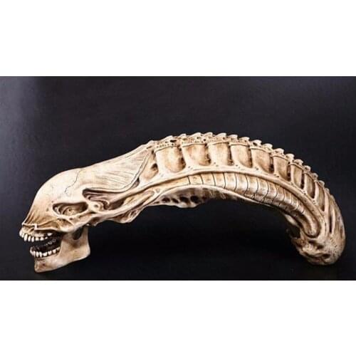 45cm Alien skull model resin crafts Halloween decoration model