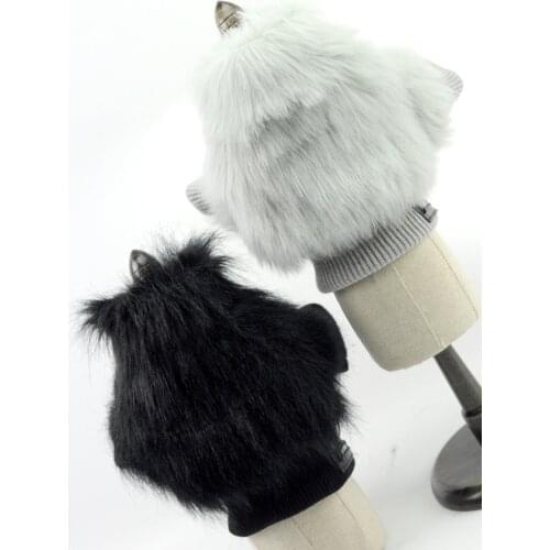 Fashion Pet Soft Fur Coat Wear in Autumn Winter Keep Warm Small Medium Large Dog Clothes for Puppy Jacket