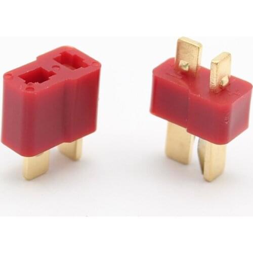 10 Pairs T Plug Deans Terminal Connector Set For RC LiPo Battery Helicopter Male/Female Terminals Connectors Adapter