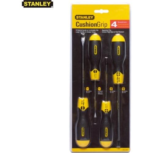 Stanley 4pcs 2pcs slotted phillips magnetizer precision screwdriver set kits screwdrivers large handle great torque Cr.v steel
