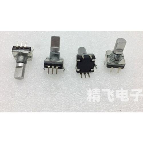 Original new 100% PEC11L-4015F-S0020 encoder with switch smooth handle shaft length 15MM