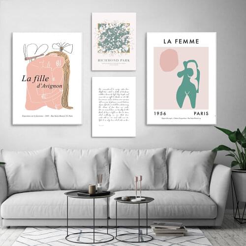 Richmond Park Poster Mid Century Canvas Painting Poem Neutral Art Print Modern Quote Wall Picture For Living Room Home Decor