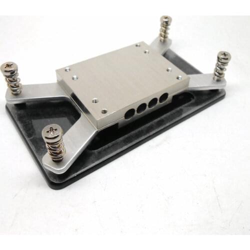 Fast Free Ship For AMD Heat pipe Clamp Thermotube Pressing Plate aluminum nickel plating can wear 4pcs diameter 6 mm heat tube