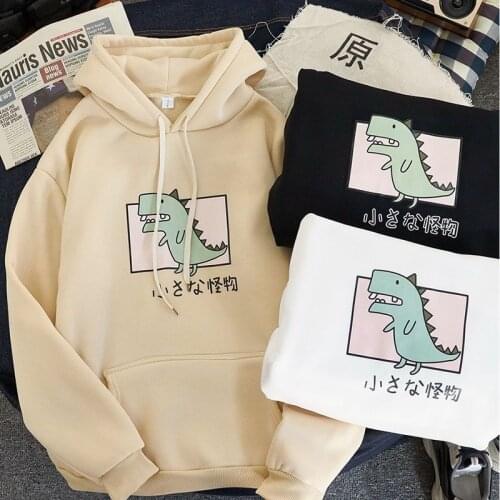 Thin / plush autumn couples hooded sweater womens Korean fashion winter loose hat