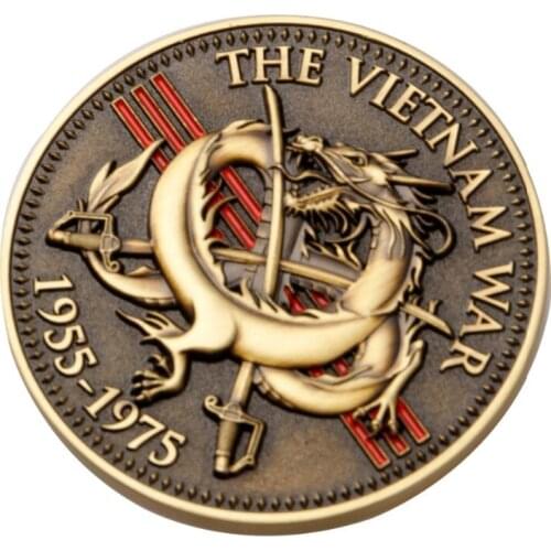 High quality antique copper coin personalized embossed gold coin