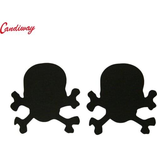 2 pairs Sexy Women Milk Paste Skull Shape Paste Breast Bra Nipple Cover Adhesive erotic lingerie Stickers