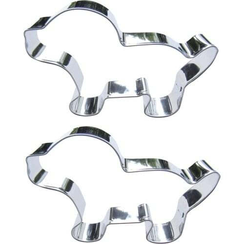 Giant Dog shape 2 piece biscuit cutting molds, baking tools, cake decorating soft candy tools