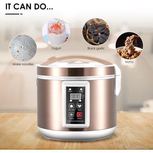 5L Automatic Black Garlic Fermenter Yogurt Maker Intelligent Control DIY Cooker Garlic Ferment Smart Fermentation Machine EU US