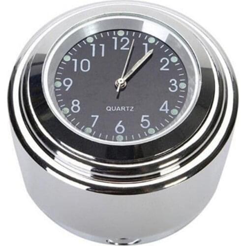 80% 2021 Hot Sell Waterproof Universal Glow Motorcycle Motor Handlebar Mount Watch Dial Clock