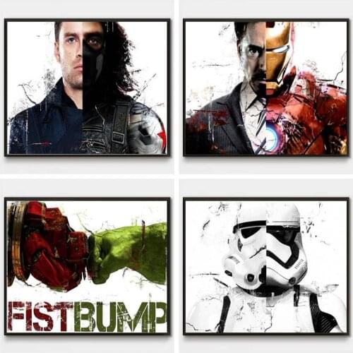 Disney Diamond Painting Marvel Star Wars Winter Soldier Superhero Embroidery 5D DIY Square Cross Stitch Mosaic Kit Home Decor