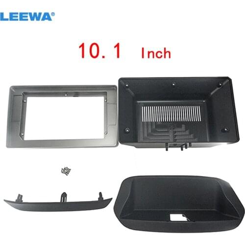 LEEWA Car Audio Fascia Frame Adapter For Chevrolet Cavalier/Kewozi 10.1" Big Screen 2DIN Dash Fitting Panel Frame Kit #CA4298