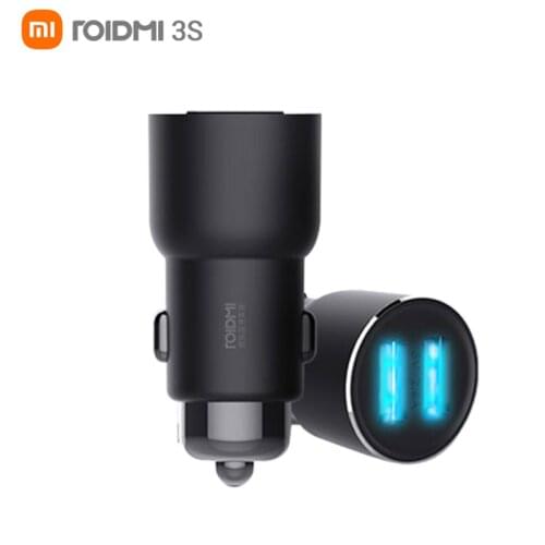 Xiaomi ROIDMI 3S Bluetooth 5V 3.4A Car Charger Music Player FM Smart APP for iPhone and Android Smart Control MP3 Player new