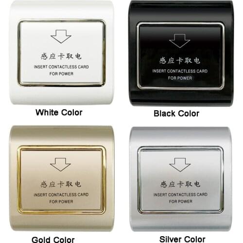 Free Shipping 13.56Mhz Hotel M1 Key Card Energy Saver Switch Hotel Card Holder Switch wtih card kye
