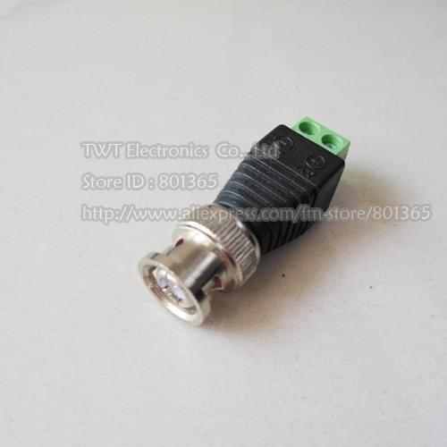 Free shipping Promotion Wholesale New BNC CAT5 Cable Adapter CCTV Surveillance Security Camera Video Transceiver 100Qty