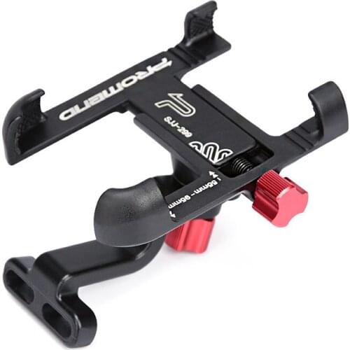 Free Rotation Bicycle Stem Cell Phone Holder Stand Aluminum Alloy Cycling Holder for iPhone X,XR,Galaxy S9, S10 +and Any Phones