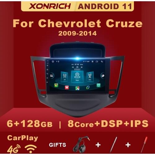 4G Android 10.0 4G+128G AI Voice Control Car Radio Multimedia Player For Chevrolet Cruze 2012-2015 GPS No 2din Dvd Carplay Wifi