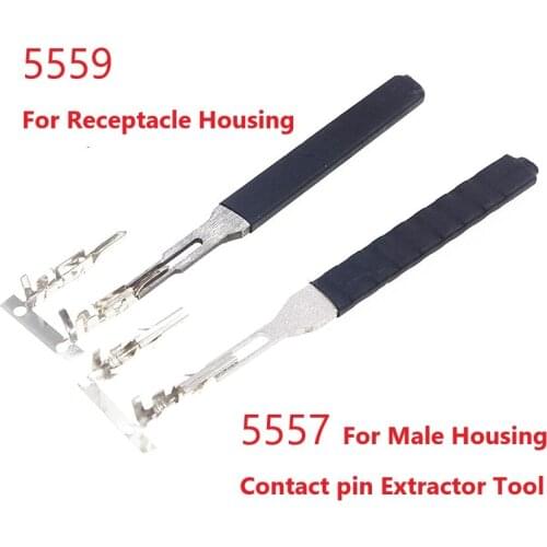 DIY 5557 5559 4.2 mm 4 Pin 6 8 24 Pin ATX Power Connector Terminal Contact Pin Extractor Tool / Pin Remover Stainless Steel