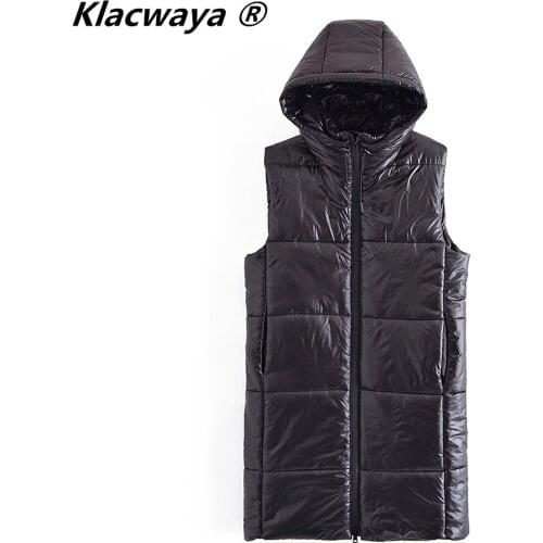 Женские жилеты с капюшоном Klacwaya China At AliExpress