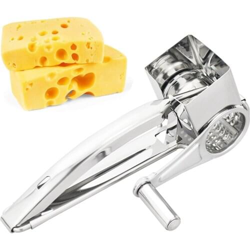 Creative Manual Cheese Grater Butter Chocolate Stainless Steel Manual Rotate Multifunctional Food Grater Kitchen Supplies