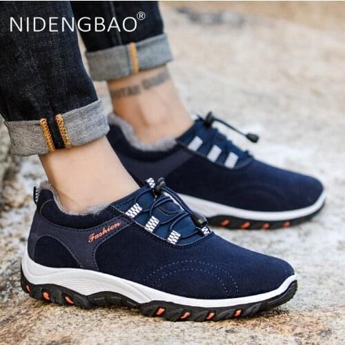 Hot Sale Men Winter Walking Shoes Outdoor Sport Sneakers Male Non-slip Jogging Shoes Comfortable Men Sneakers Size 39-44