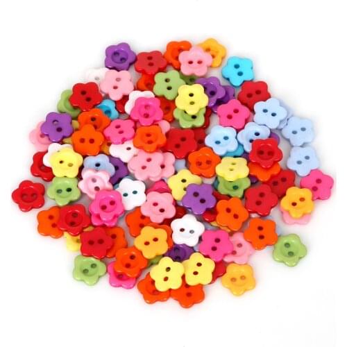 50Pcs/lot 10mm 12mm Round Resin Mini Tiny Buttons Sewing Buttons For Scrapbooking Craft DIY Apparel Accessories
