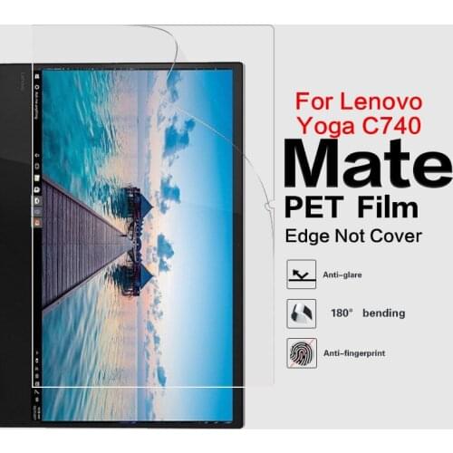 Fingerprint Matte Film For Lenovo Yoga C740 14inches Anti-Glare Matte Film Cover Guard Shell With Cleaning Cloth Tools