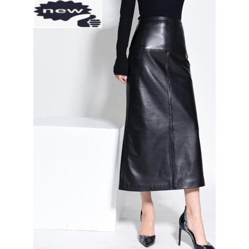 New Womens Clothing 2021 Black Pencil With High Waist Slim Skirts Ladies Elegant Long Skirt Office Plus Size Lange Rok 2XL