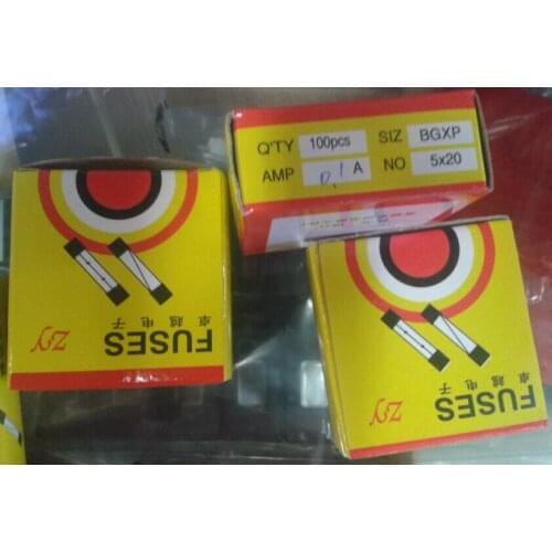 FUSE 5*20 MM Glass 100 pcs/lot 250V 0.1A ,new and original
