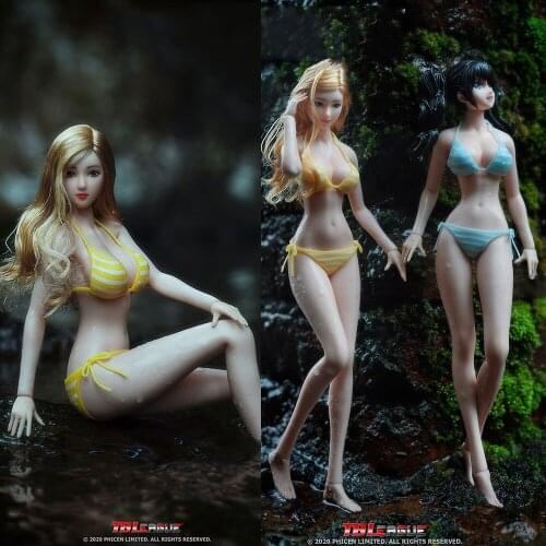 TBLeague 1/6 Sexy Female Body S36/S37/S36A/S37A Two-dimensional Girl Small Waist Essence Body with Head for 12'' Action Figure