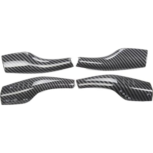 Gear Shift Cover Steering Wheel Accessories ABS Interior Decorative Frame for Tesla Model 3/Y 2017-2021