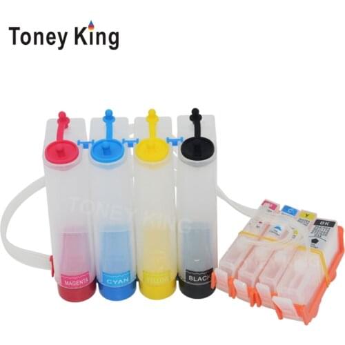 Toney King Ciss Ink System For HP 178 XL Continuous Ink Supply Tank For HP Photosmart 5510 5511 5512 5514 5515 5520 5521 Printer