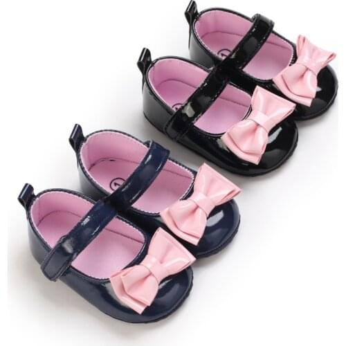 Infant Princess Shoes Female Baby Toddler Shoes Soft Sole Velcro Baby Shoes