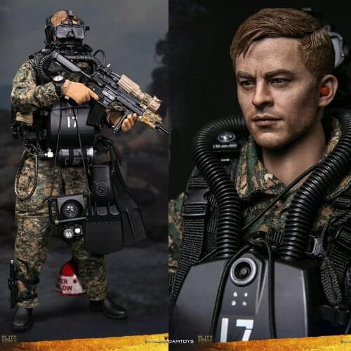 In Stock DAMTOYS DAM 78055 1/6 Scale USMC DIVER 12'' Male Soldier Action Figure Body Model for Fans Gifts